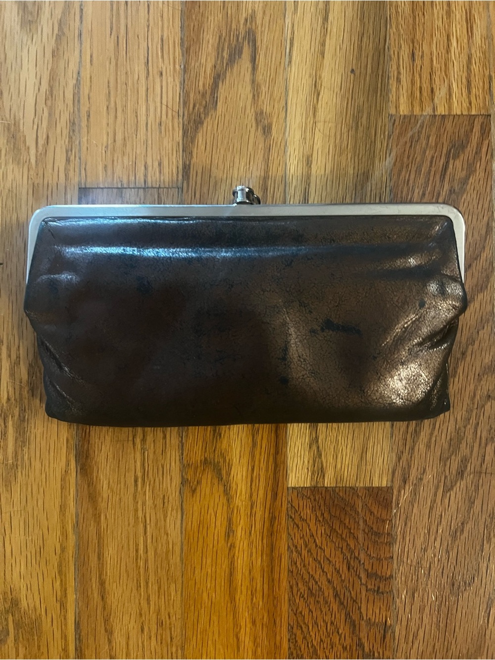 Vintage Hobo International Bronze Wallet - Picture 1 of 5